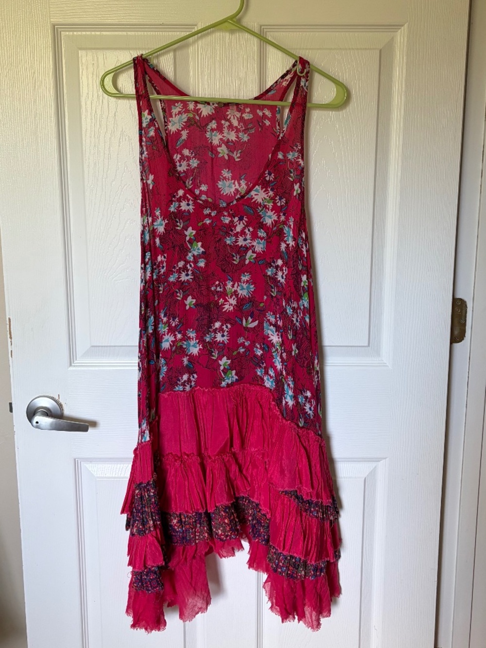 FP One Hot Pink Floral Tunic - S
